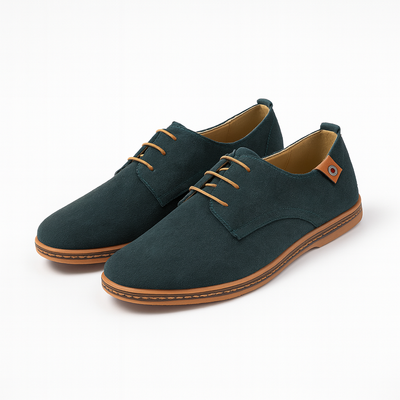 Blue Green Suede Shoes