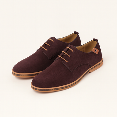 Maroon Suede Shoes