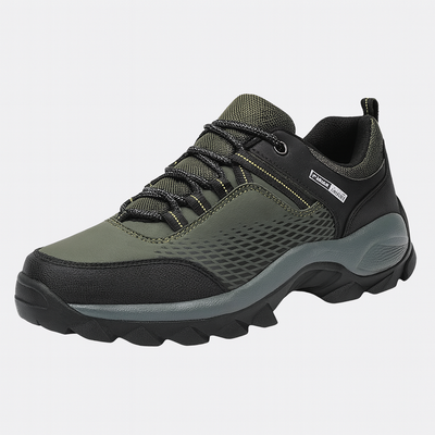 Green Men's hiking shoes - Breathable - Non-slip soles