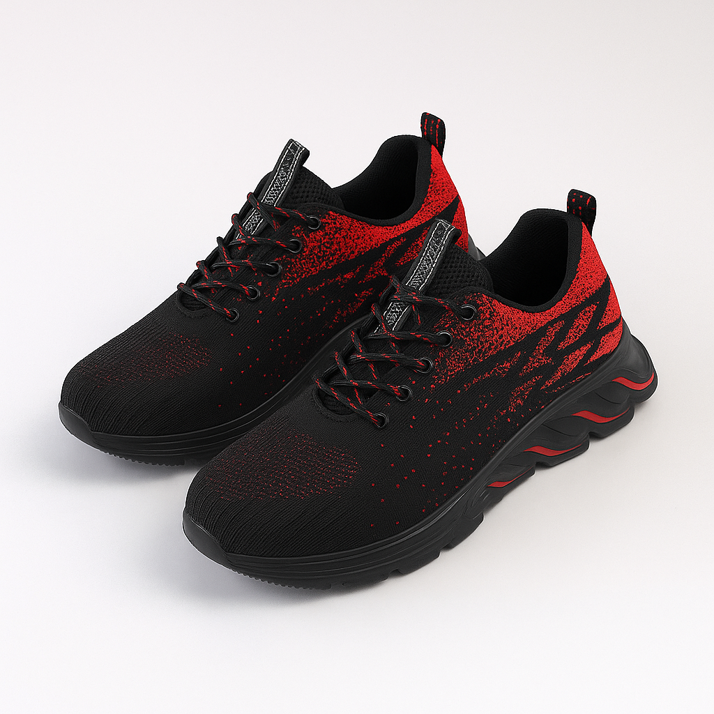 Red Black Sport Shoes