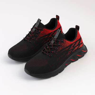 Red Black Sport Shoes