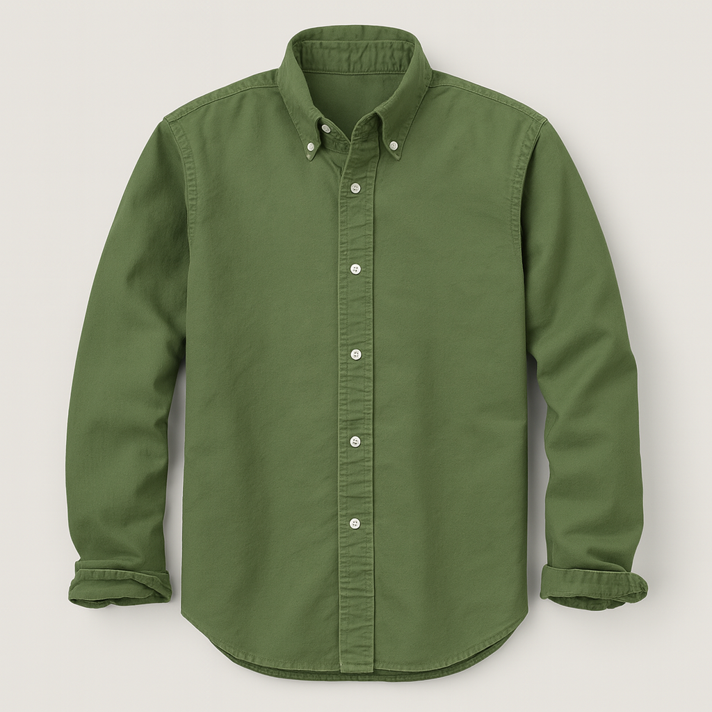 Green Long  Sleeve Shirt