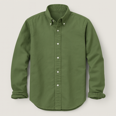Green Long  Sleeve Shirt