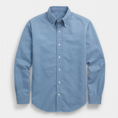 Blue Long  Sleeve Shirt