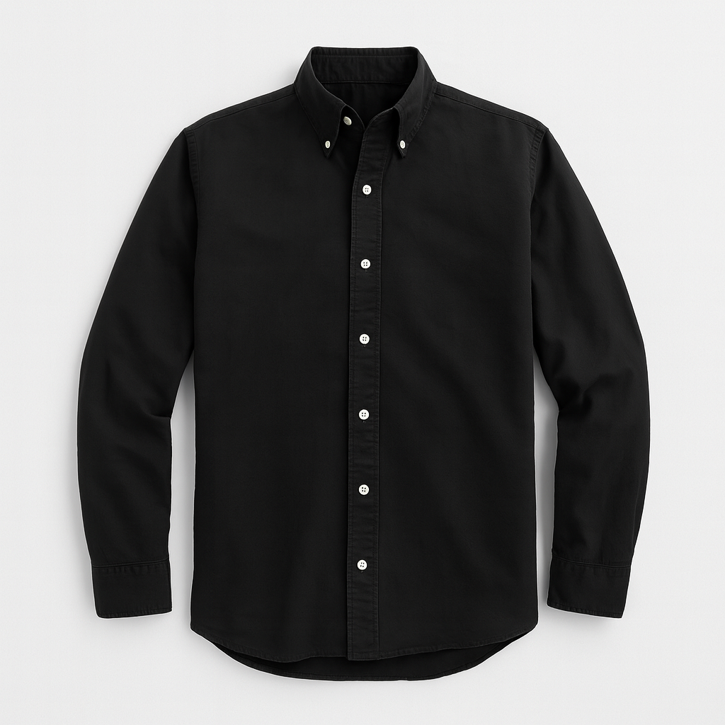 Black Long  Sleeve Shirt