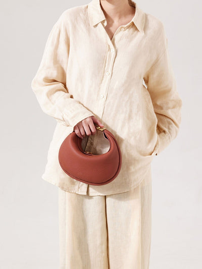 Chic leather handbag