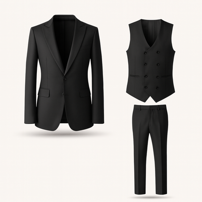 Black 3 piece suit