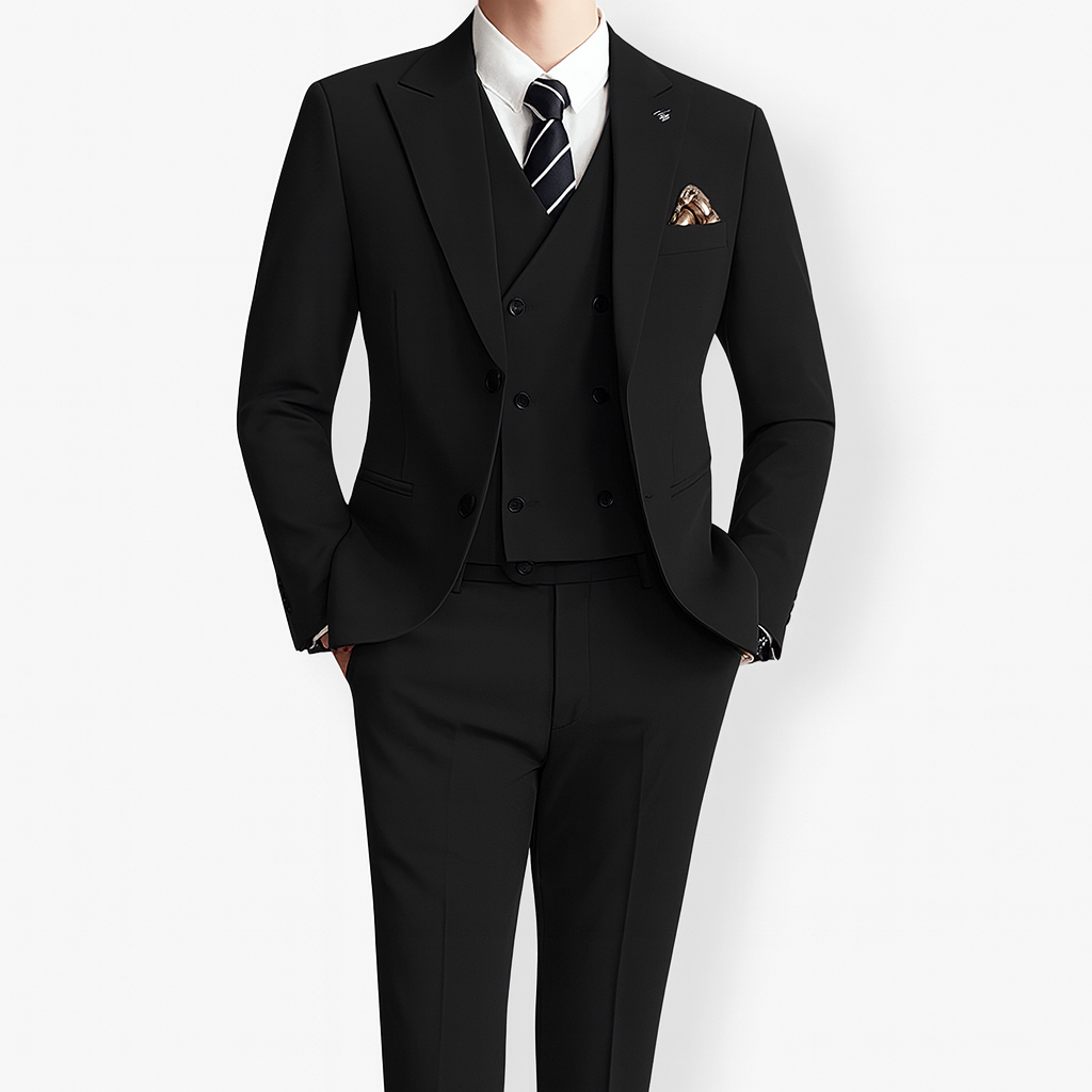 Men's 3-Piece Slim Fit Wedding Guest Suit