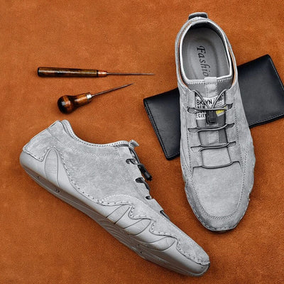 Tommy - Orthopédie Mocassins en cuir véritable pour hommes