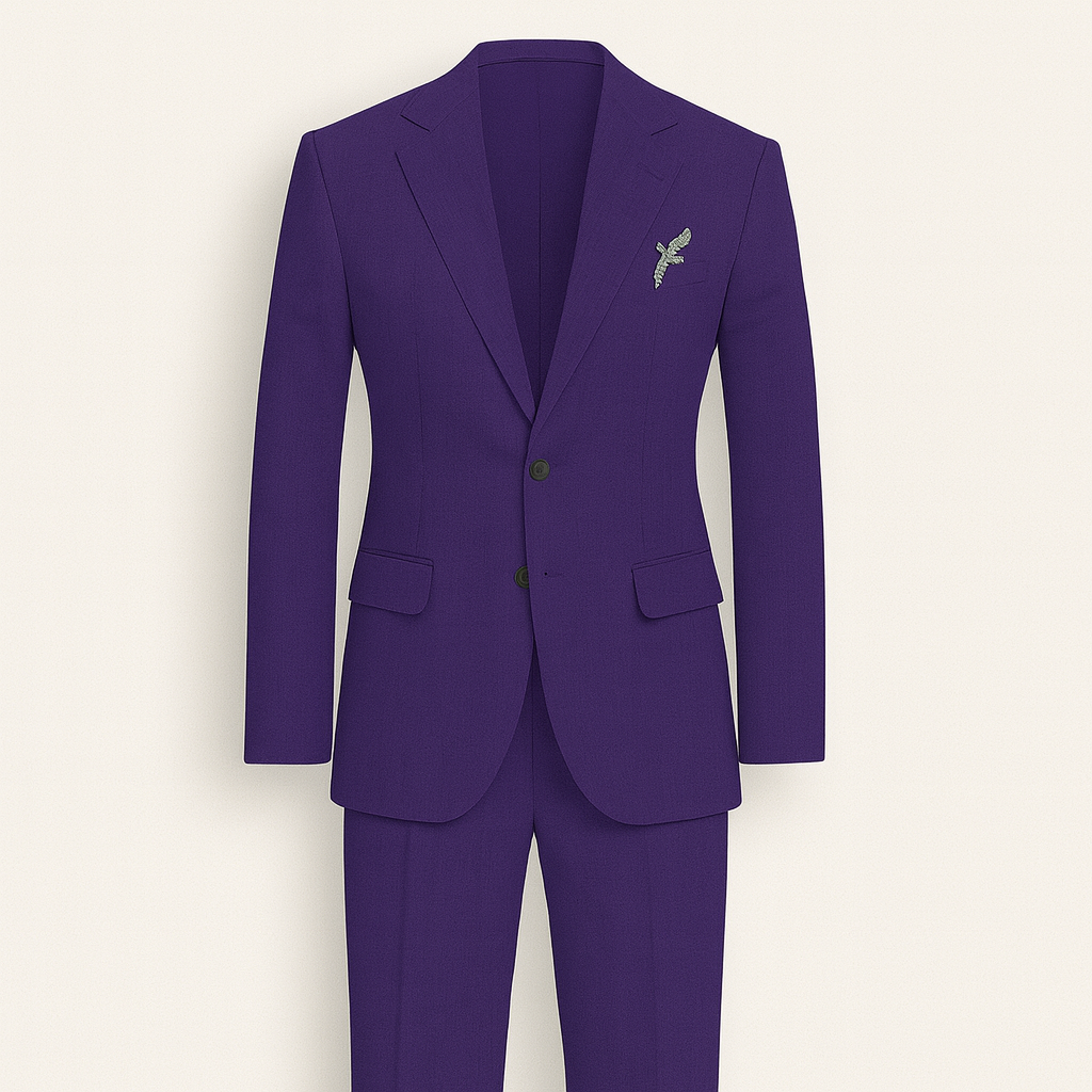 Violet Men's Linen Suit