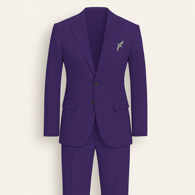 Violet Men's Linen Suit