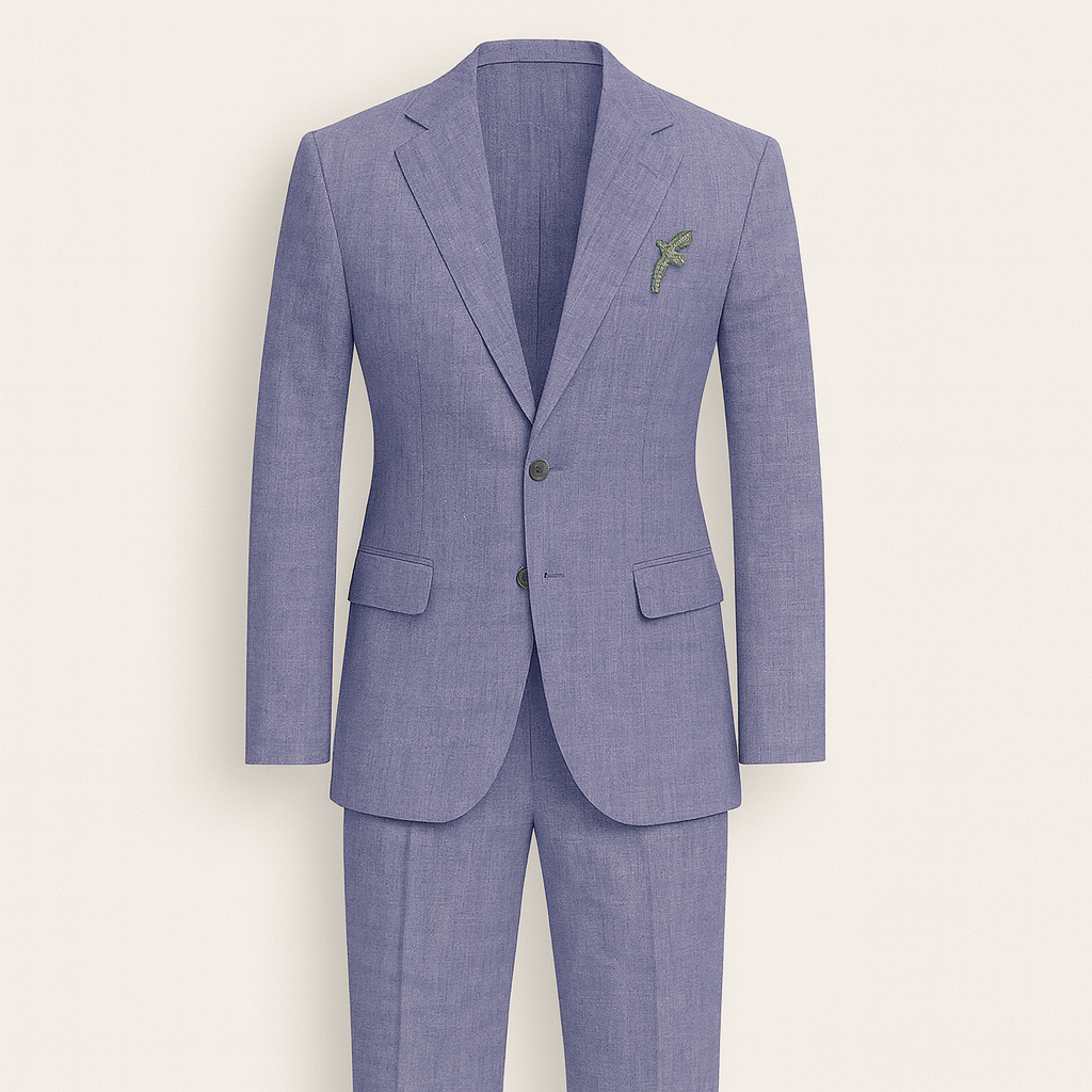 Lavender Men's Linen Suit