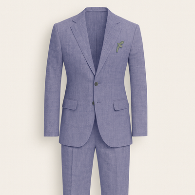 Lavender Men's Linen Suit