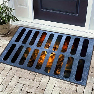 Halloween Clown Doormat | 3D Sewer Grate Design