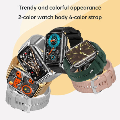 Smartwatch Écran incurvé Moniteur de glycémie ECG Fréquence cardiaque Fitness Tracker