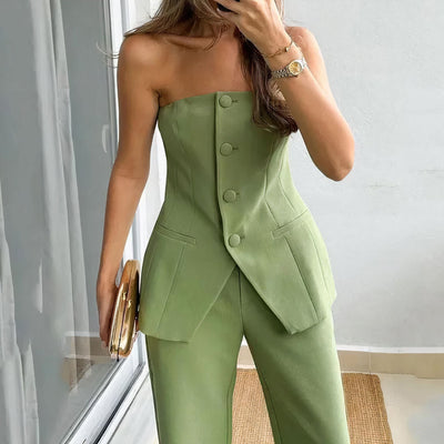 Tube Top & Pantalon Set - Elene