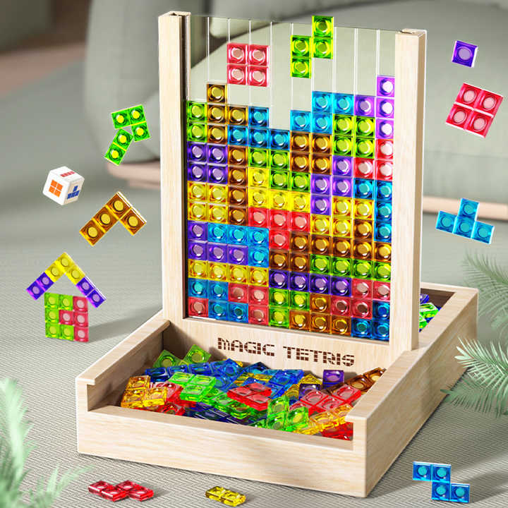 WOODTRIX - Φιλικό προς το περιβάλλον ξύλινο Tetris για παιδιά και ενήλικες