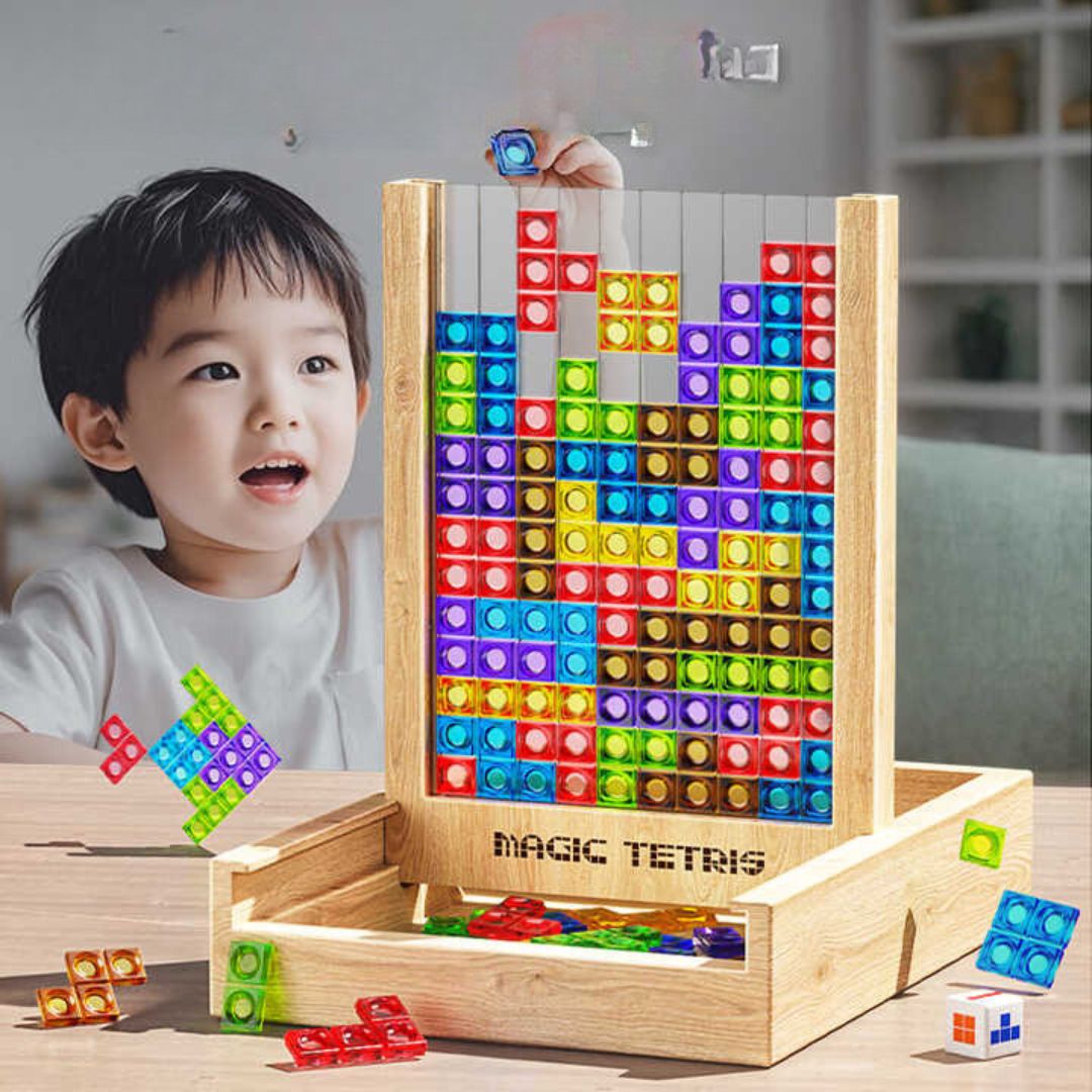 WOODTRIX - Φιλικό προς το περιβάλλον ξύλινο Tetris για παιδιά και ενήλικες