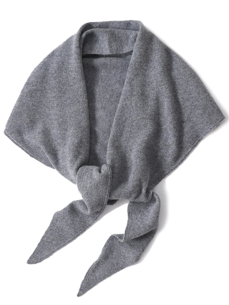 Elégante écharpe triangulaire 100% laine - Chaude et élégante pour l'automne et l'hiver