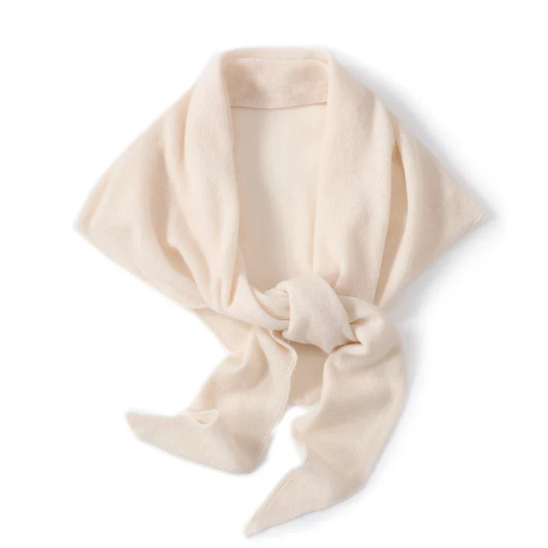 Elégante écharpe triangulaire 100% laine - Chaude et élégante pour l'automne et l'hiver