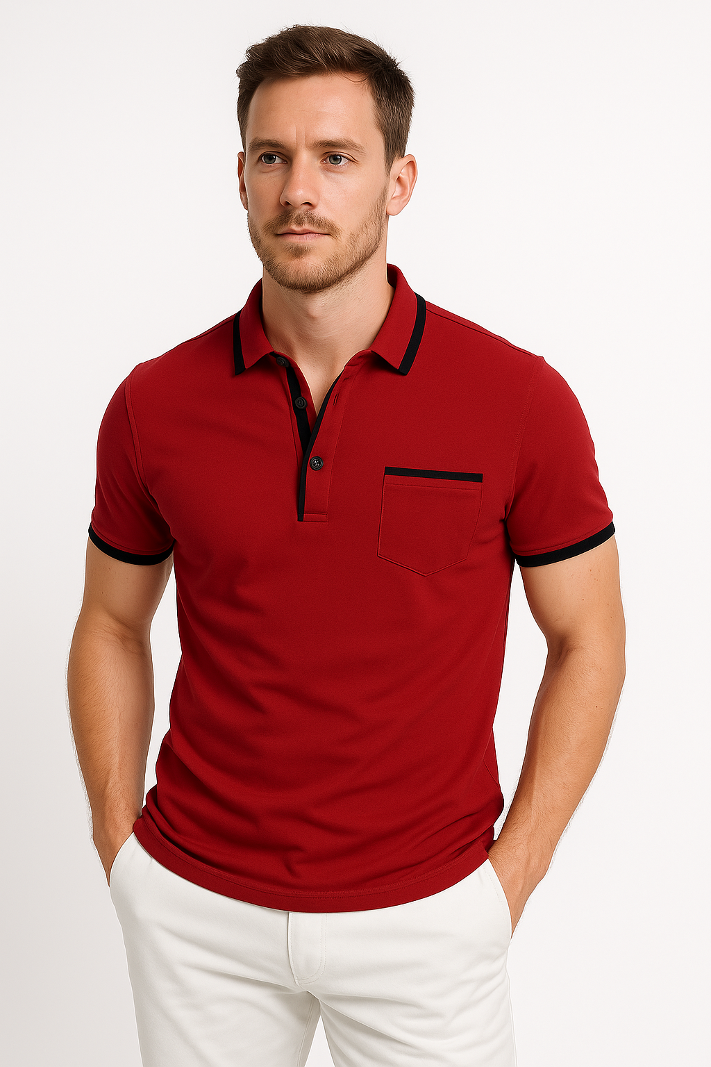 Polo élégant pour hommes pour toutes les occasions | Haute qualité, polyvalent & confortable