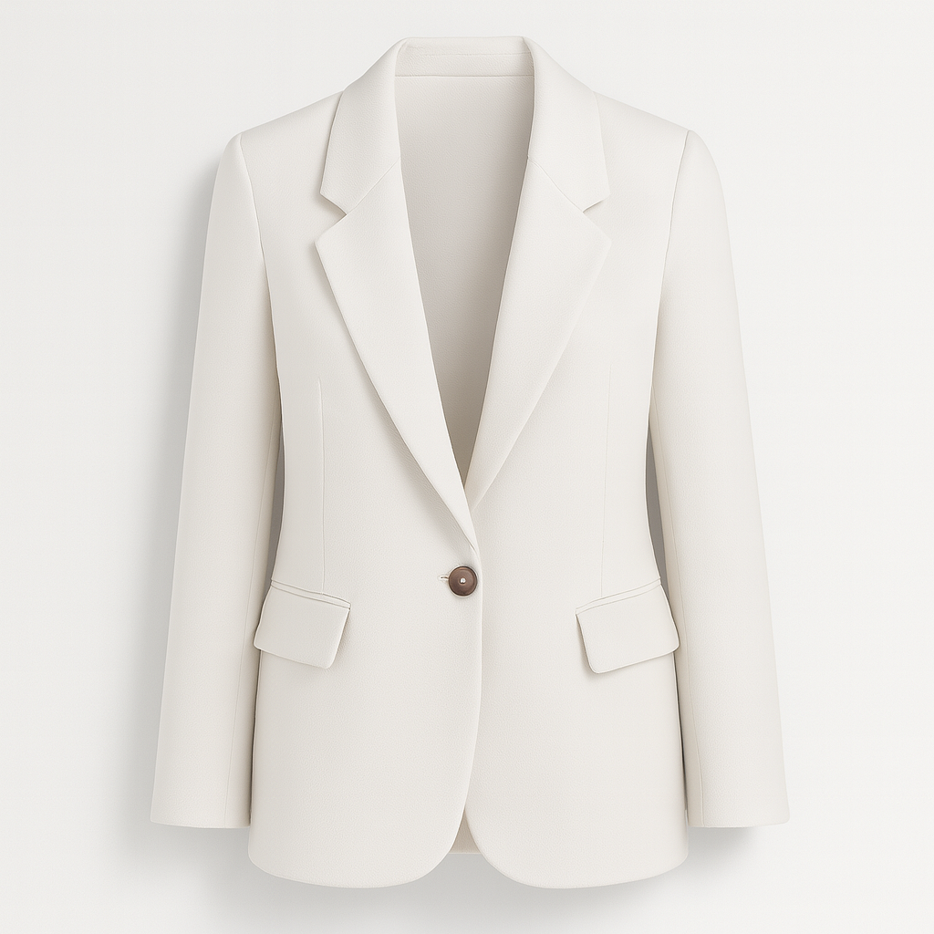 White Tailor-made casual blazer