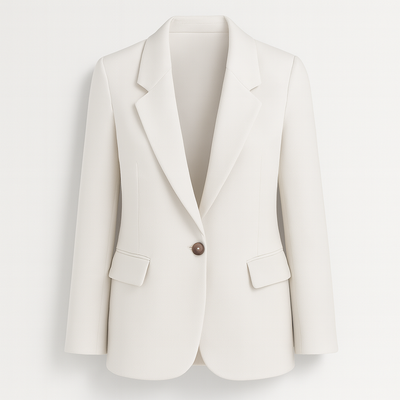 White Tailor-made casual blazer