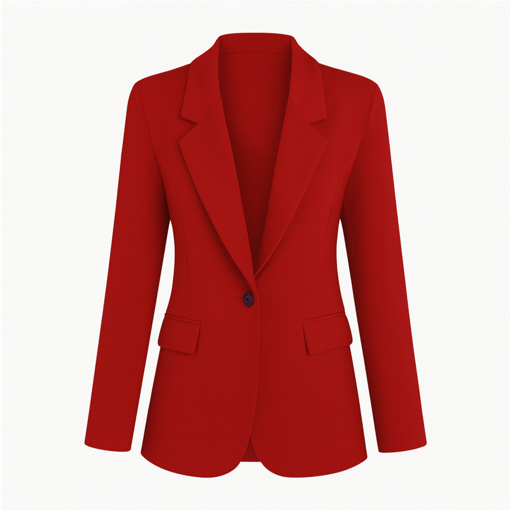 Red Tailor-made casual blazer