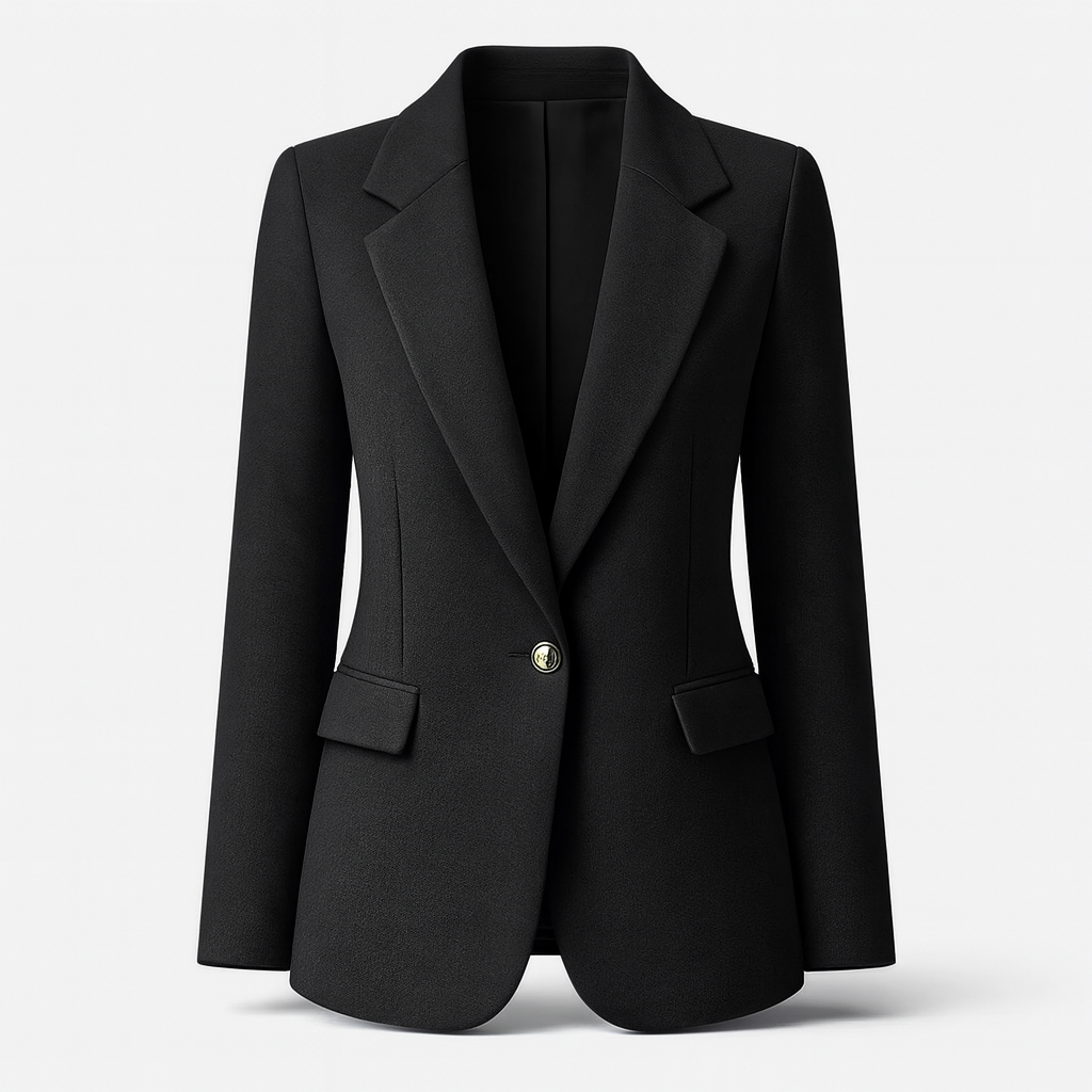 Black Tailor-made casual blazer