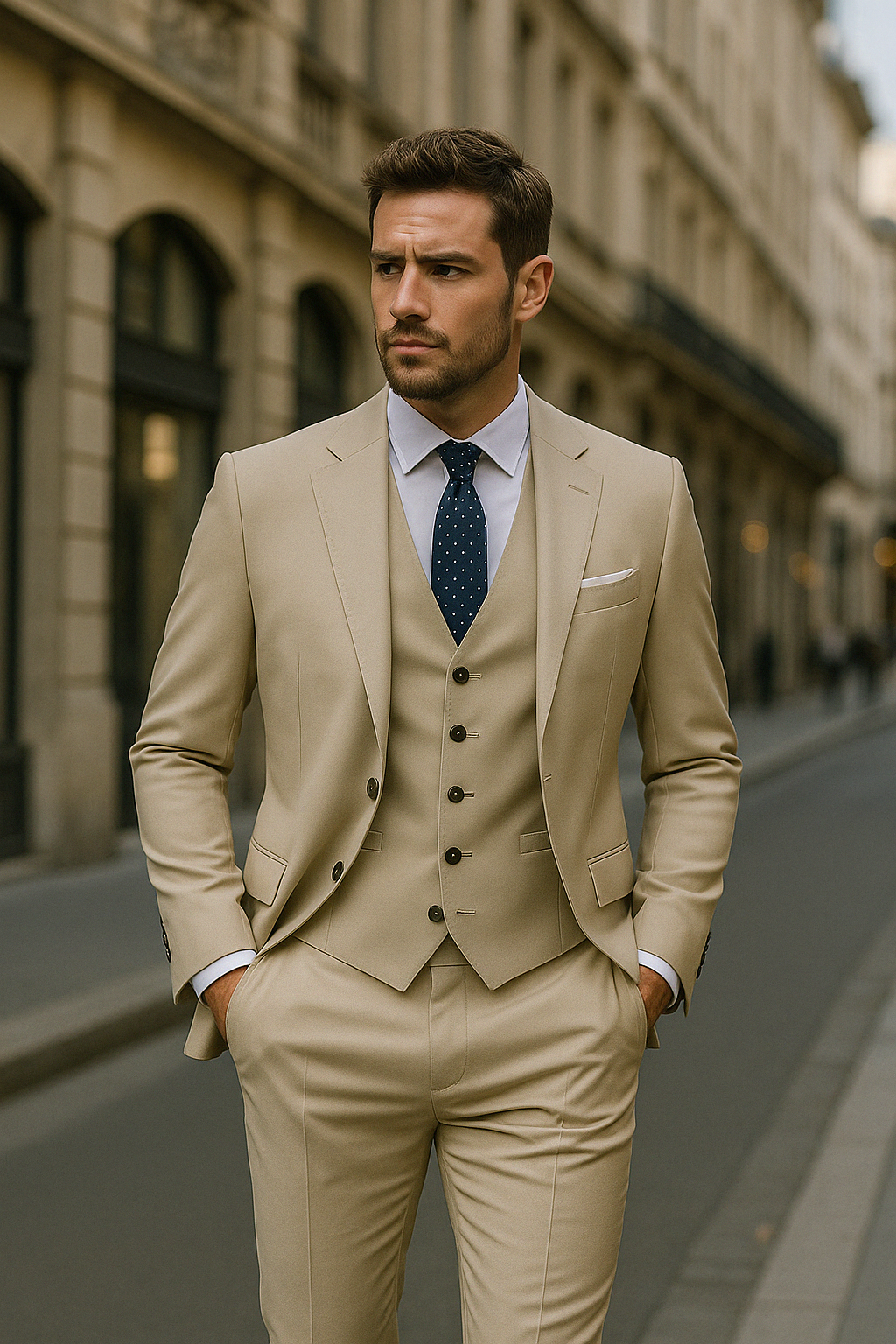 Eric | Ensemble de costume formel pour homme 3 pièces | Élégant, polyvalent & confortable
