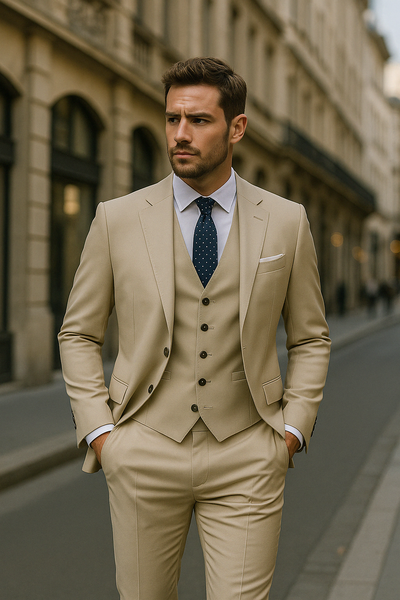 Eric | Ensemble de costume formel pour homme 3 pièces | Élégant, polyvalent & confortable