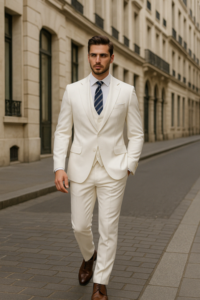 Eric | Ensemble de costume formel pour homme 3 pièces | Élégant, polyvalent & confortable