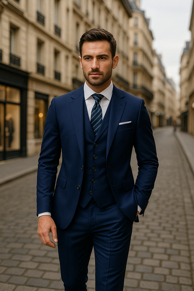 Eric | Ensemble de costume formel pour homme 3 pièces | Élégant, polyvalent & confortable