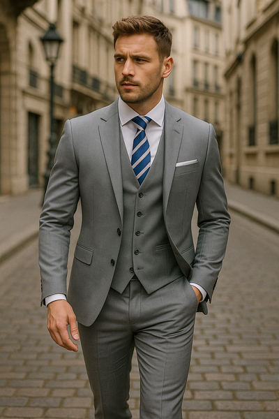 Eric | Ensemble de costume formel pour homme 3 pièces | Élégant, polyvalent & confortable
