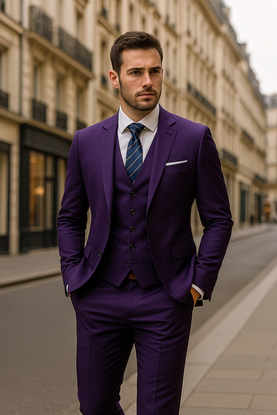Eric | Ensemble de costume formel pour homme 3 pièces | Élégant, polyvalent & confortable