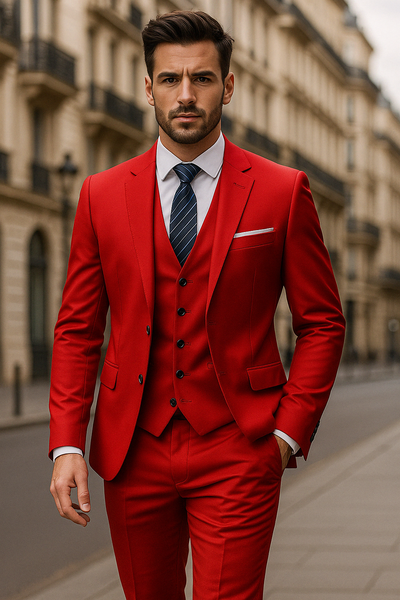Eric | Ensemble de costume formel pour homme 3 pièces | Élégant, polyvalent & confortable