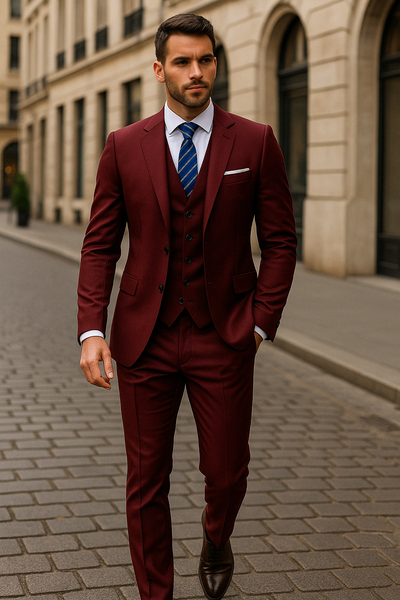 Eric | Ensemble de costume formel pour homme 3 pièces | Élégant, polyvalent & confortable