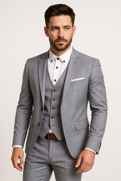 Evert | Ensemble trois pièces pour homme comprenant un blazer, un gilet et un pantalon pour les occasions festives et élégantes