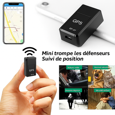 Mini traceur GPS magnétique - portée mondiale
