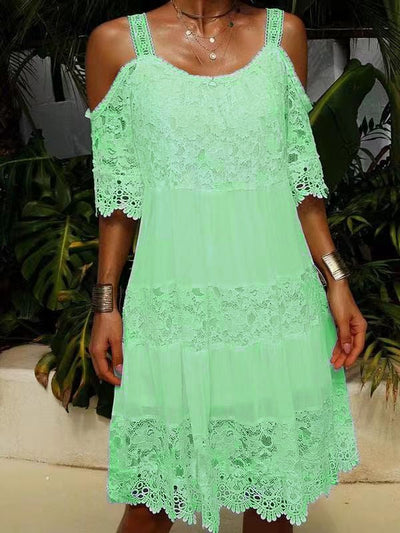 Acuza - Robe en dentelle de mousseline