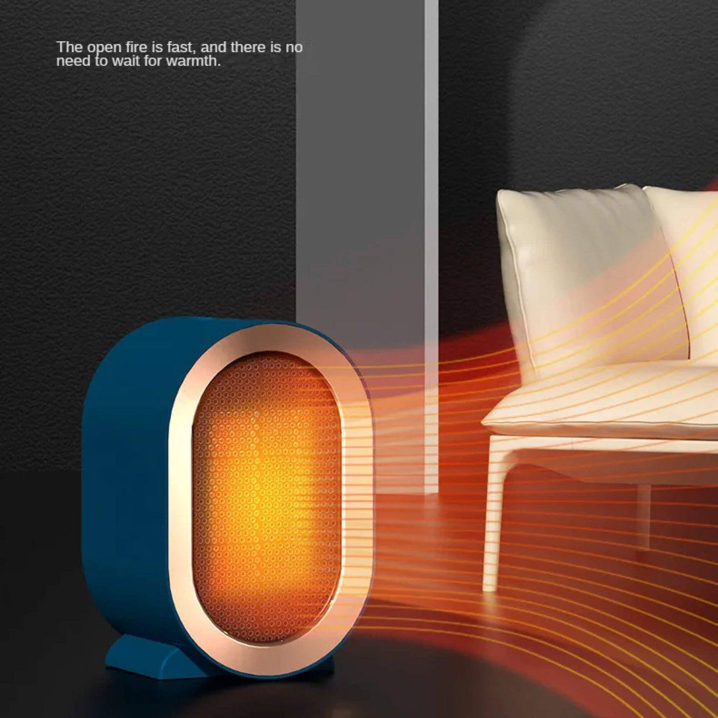 CopperGlow - Chauffage électrique portable | Chauffage économe en énergie pour la maison