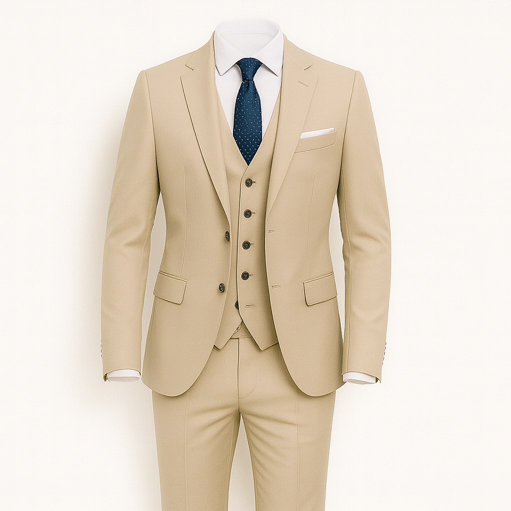 FrenchEric | Ensemble de costume formel pour homme 3 pièces | Élégant, polyvalent & confortable | Collection Automne
