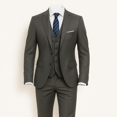 FrenchEric | Ensemble de costume formel pour homme 3 pièces | Élégant, polyvalent & confortable | Collection Automne