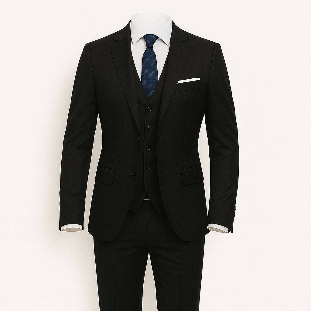 FrenchEric | Ensemble de costume formel pour homme 3 pièces | Élégant, polyvalent & confortable | Collection Automne