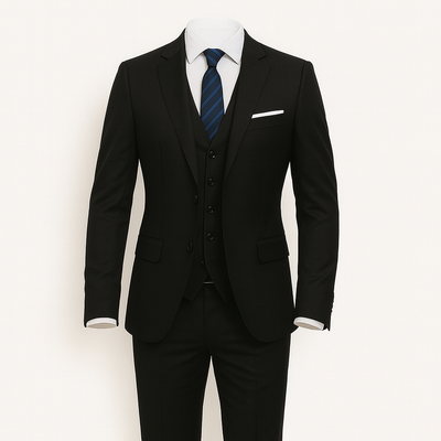 FrenchEric | Ensemble de costume formel pour homme 3 pièces | Élégant, polyvalent & confortable | Collection Automne
