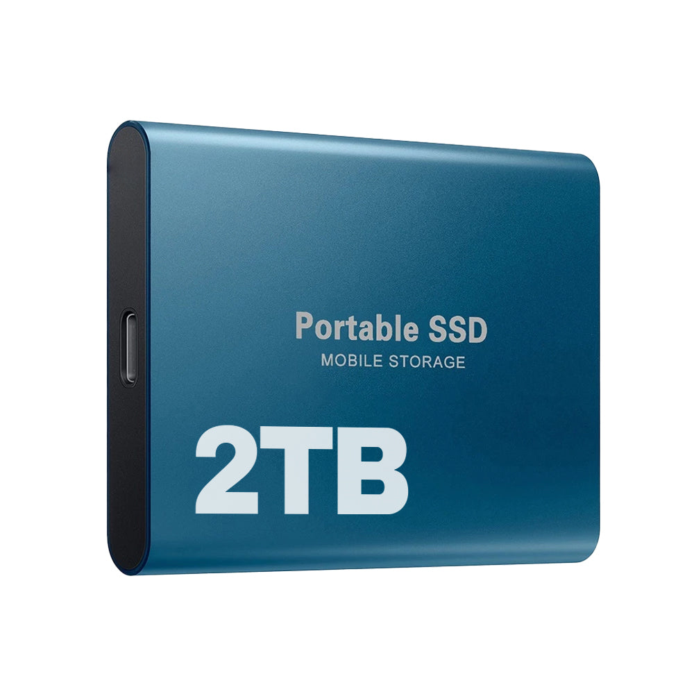 Přenosný pevný disk SSD 2TB Externí úložiště Kompaktní Rychlý Nejlepší kvalita
