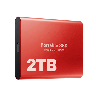 Přenosný pevný disk SSD 2TB Externí úložiště Kompaktní Rychlý Nejlepší kvalita