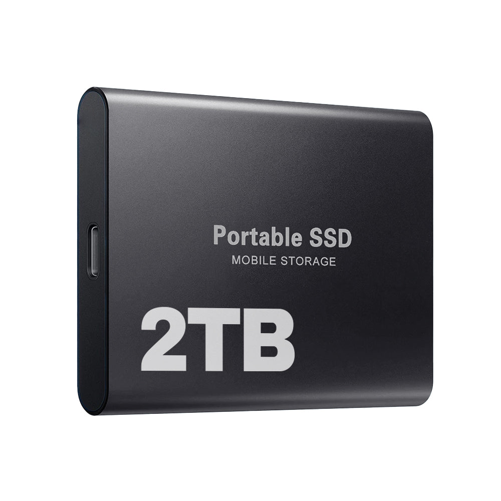 Přenosný pevný disk SSD 2TB Externí úložiště Kompaktní Rychlý Nejlepší kvalita