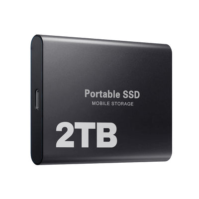 Přenosný pevný disk SSD 2TB Externí úložiště Kompaktní Rychlý Nejlepší kvalita