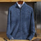Merino Cardigan zippé structuré pour hommes